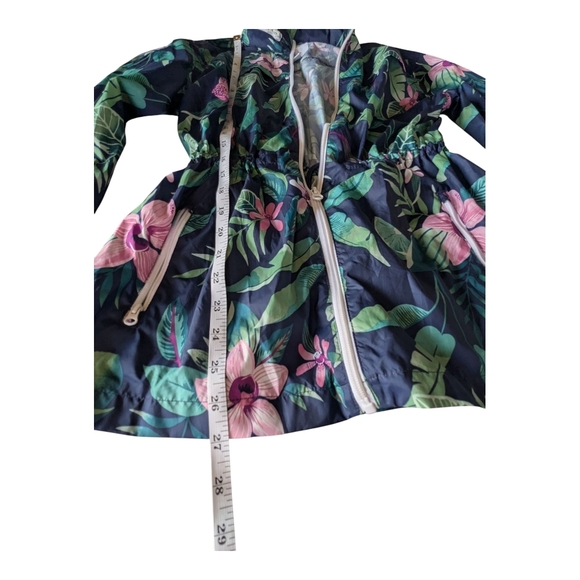 Old Navy Rain Coat/Jacket. Flora. Size XS - Picture 3 of 10